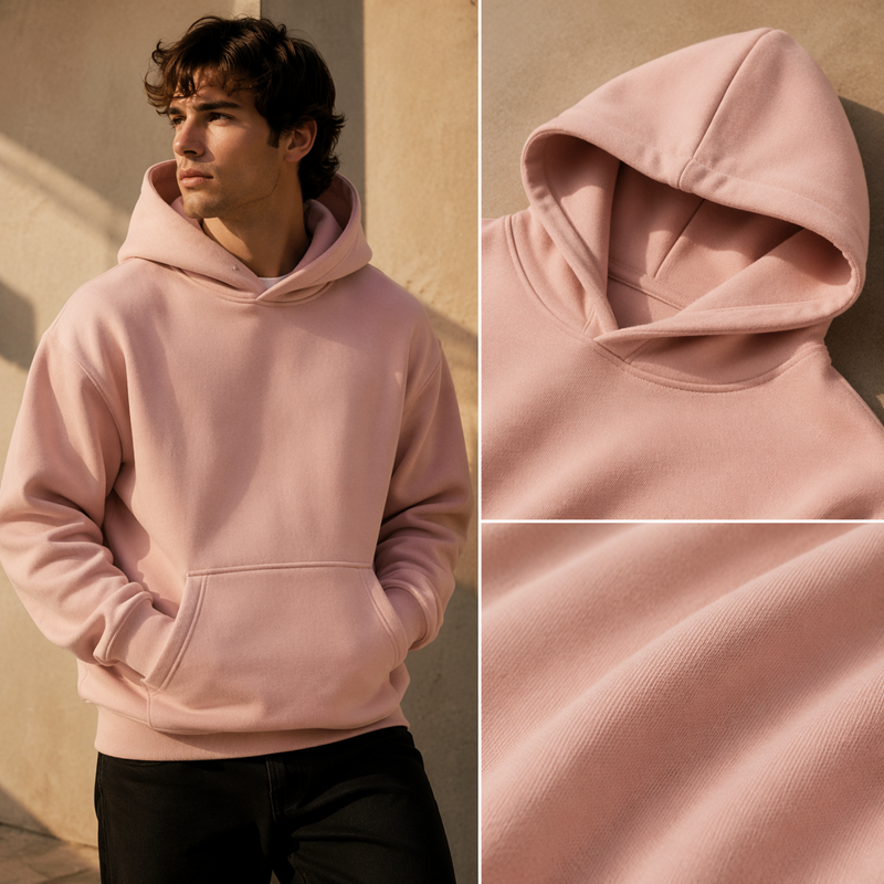 Heavyweight Hoodie - Blush Crush